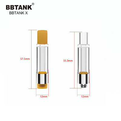 Patrone 0.5ml CBD THC Vape, keine Faden-Patrone des Leck-510
