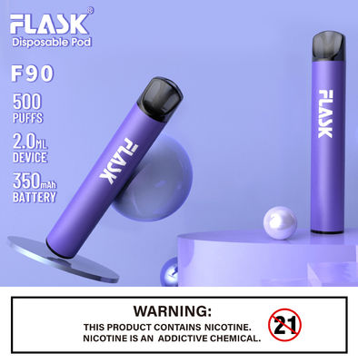 Wegwerf-2ml elektronische flüssige nachfüllbare Hülse Vape der Zigaretten-350mah