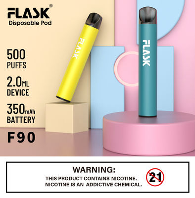 Wegwerf-2ml elektronische flüssige nachfüllbare Hülse Vape der Zigaretten-350mah