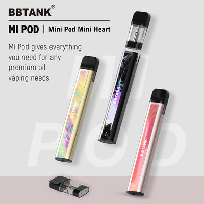 Rauch-Hülsen-Ausrüstung THC CBD 18mm, nachfüllbare 510 Zerstäuber-Patronen