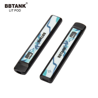 Volles dünnes Delta 10 Wegwerf-Vape Pen Ceramic Coil des Gramm-530mAh