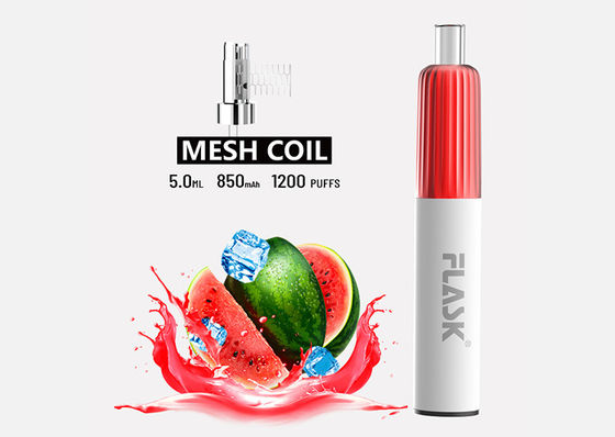Aroma 5ml 1200 stößt genehmigten die Wegwerf-Vape-Hülsen-Systeme ROHS luft