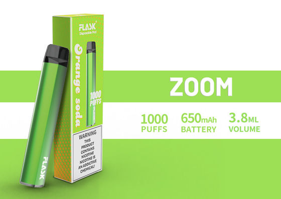 DisposableVapepen-vapenation 1000puffs 650 Mah Cotton Organic des LAUTEN SUMMENS