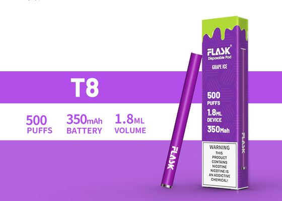 Großhandels-Koffein der Aroma-500puffs 12/Energie Vape haftet Wegwerfe-zigarette Nicsalt