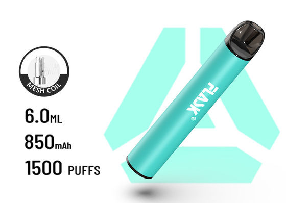 Großer Luftstrom F900 P6 Wegwerf-Spiralen-Maschenbatterie 850Mah VapePen 1500puffs
