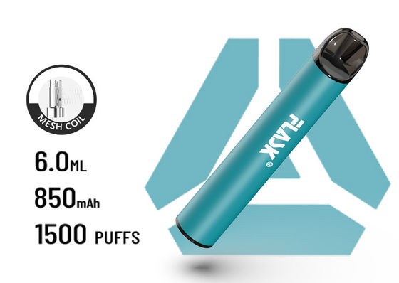 Großer Luftstrom F900 P6 Wegwerf-Spiralen-Maschenbatterie 850Mah VapePen 1500puffs