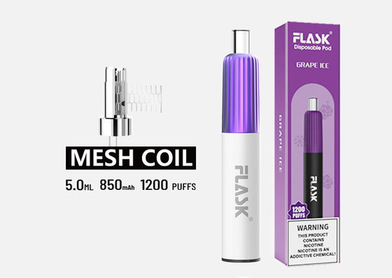 CER 304SS würzte Zerstäuber-Stift, 1200 Hauche Wegwerf-Vape-Stock