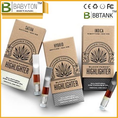 FCC handgemachtes CMYK falten oben Verpackenkästen für Stift CBD Vape