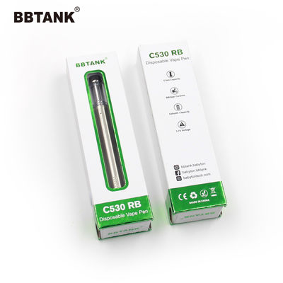 Aufbereitet, faltbare Verpackenkästen für CBD-Öl Vape-Stift lackierend