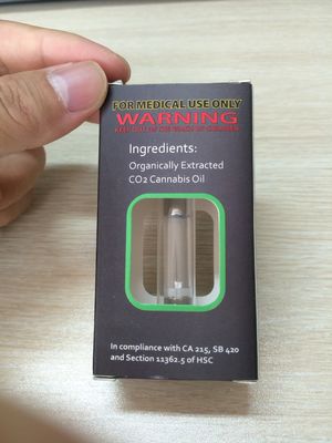 Patronen-Öl Vape-Paket-Kasten-faltbare Pappe des Delta-8 THC