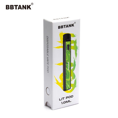 Handgemachter Art Paper Vape Pen Packaging-Kasten-UVbeschichtung Wegwerf