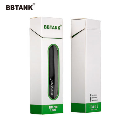 Papierpappe CBD Vape Pen Boxes Embossing Printing Eco