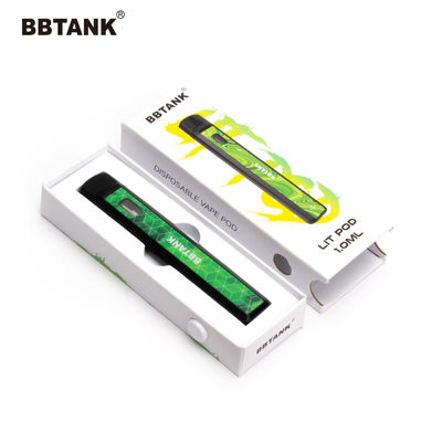 Papierpappe CBD Vape Pen Boxes Embossing Printing Eco
