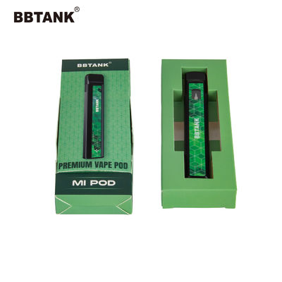 Art Paper Vape Pen Packaging-Kasten des Delta-9, THC-Patronen-Papier-Kasten
