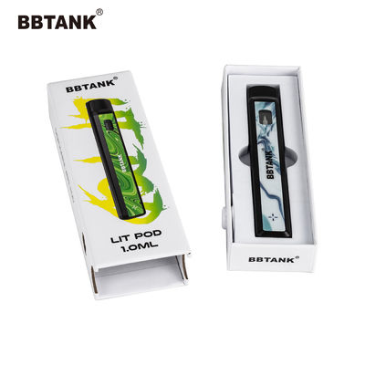 Art Paper Vape Pen Packaging-Kasten des Delta-9, THC-Patronen-Papier-Kasten