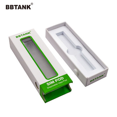 Beschichtender lamellierter UVArt Paper Vape Pen Device packt Wegwerf ein