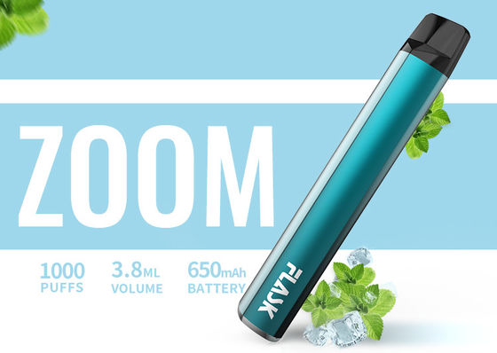 650 Mah Electronic 3.8ml 1000puffs würzten Zerstäuber Pen Nicosalt 1%