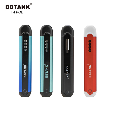 BBTANK 2-ml-starker Ölstift Wegwerf-lil vape Hülsengerät wieder aufladbar IN HÜLSE kundenspezifischem Ölhülse Vape-Stift CBD des Logo-Deltas 8