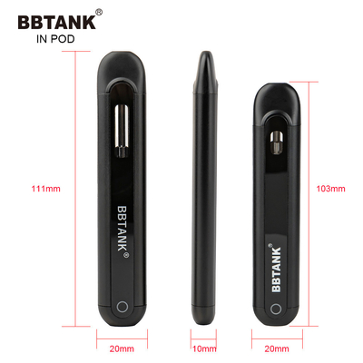 BBTANK IN HÜLSE THC Destillat-Öl Wegwerf-Spule Vape-Hülse Vape-Gerät-2ml keramischer mit Qualitätskontrollprozessen 100%
