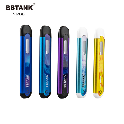 BBTANK 2-ml-starker Ölstift Wegwerf-lil vape Hülsengerät wieder aufladbar IN HÜLSE kundenspezifischem Ölhülse Vape-Stift CBD des Logo-Deltas 8