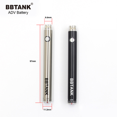 510 e-Cigbatterieknopf heizen wieder aufladbare justierbare Spannungen BBTANK Batterie ADV 510 vor