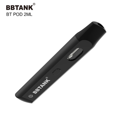 Wegwerf-Vape Hülse 2.0ml BBtank mit Knopf für Hanf-starkes Öl-Delta 8 HHC
