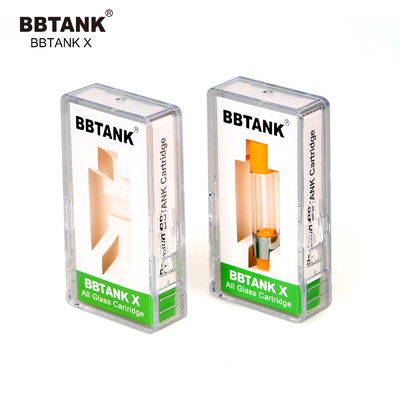 BBTANK-Fabrik-ursprüngliche volle Glasgroßhandelspatrone 0.5ml 1,0 2,0 Gramm, 510 Faden, geeignetes Viskositätsöl der breiten Palette