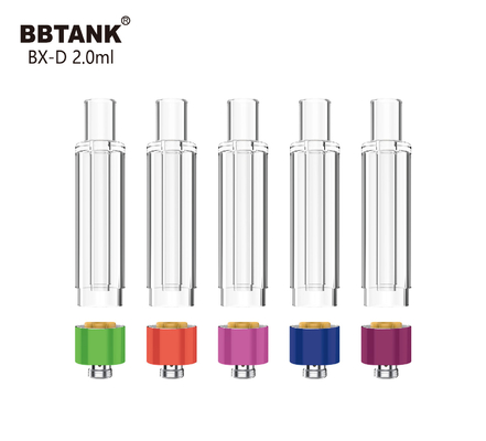 BBtank 2.0ml aller Glasfaden-Zerstäuber der patronen-510 für starkes Cannabisöl