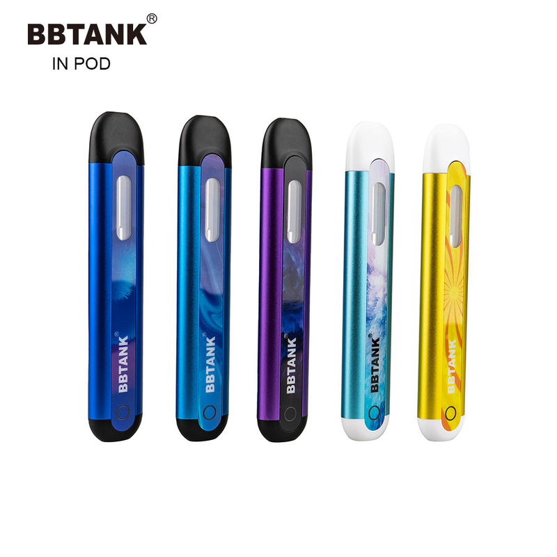 BBTANK 2-ml-starker Ölstift Wegwerf-lil vape Hülsengerät wieder aufladbar IN HÜLSE kundenspezifischem Ölhülse Vape-Stift CBD des Logo-Deltas 8