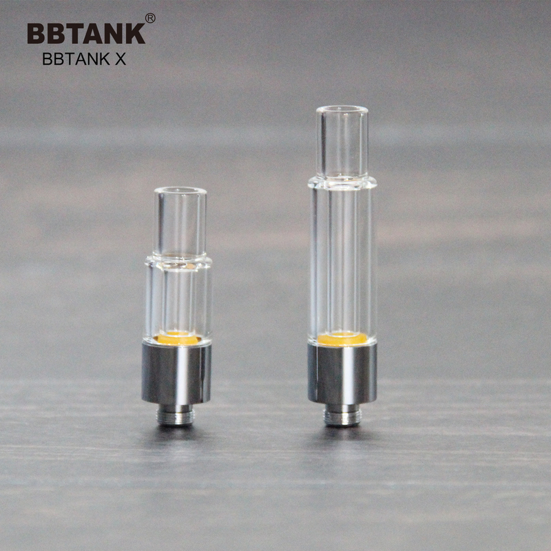 BBTANK-Fabrik-ursprüngliche volle Glasgroßhandelspatrone 0.5ml 1,0 2,0 Gramm, 510 Faden, geeignetes Viskositätsöl der breiten Palette